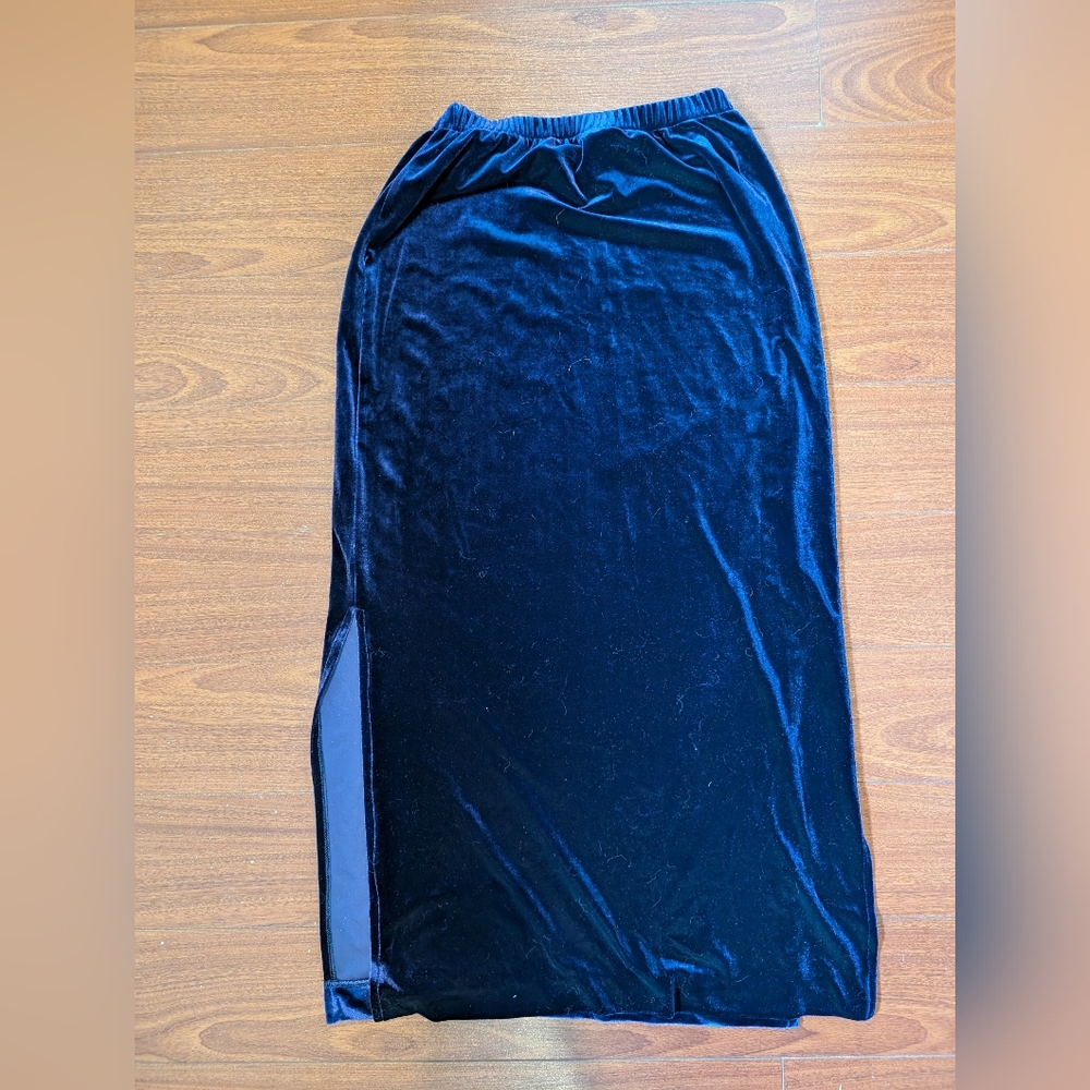 Purple Velvet Skirt